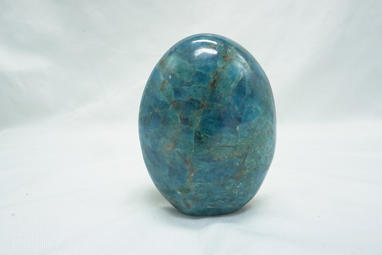 APATITE BLEUE BLOC A POSER (186 grammes)