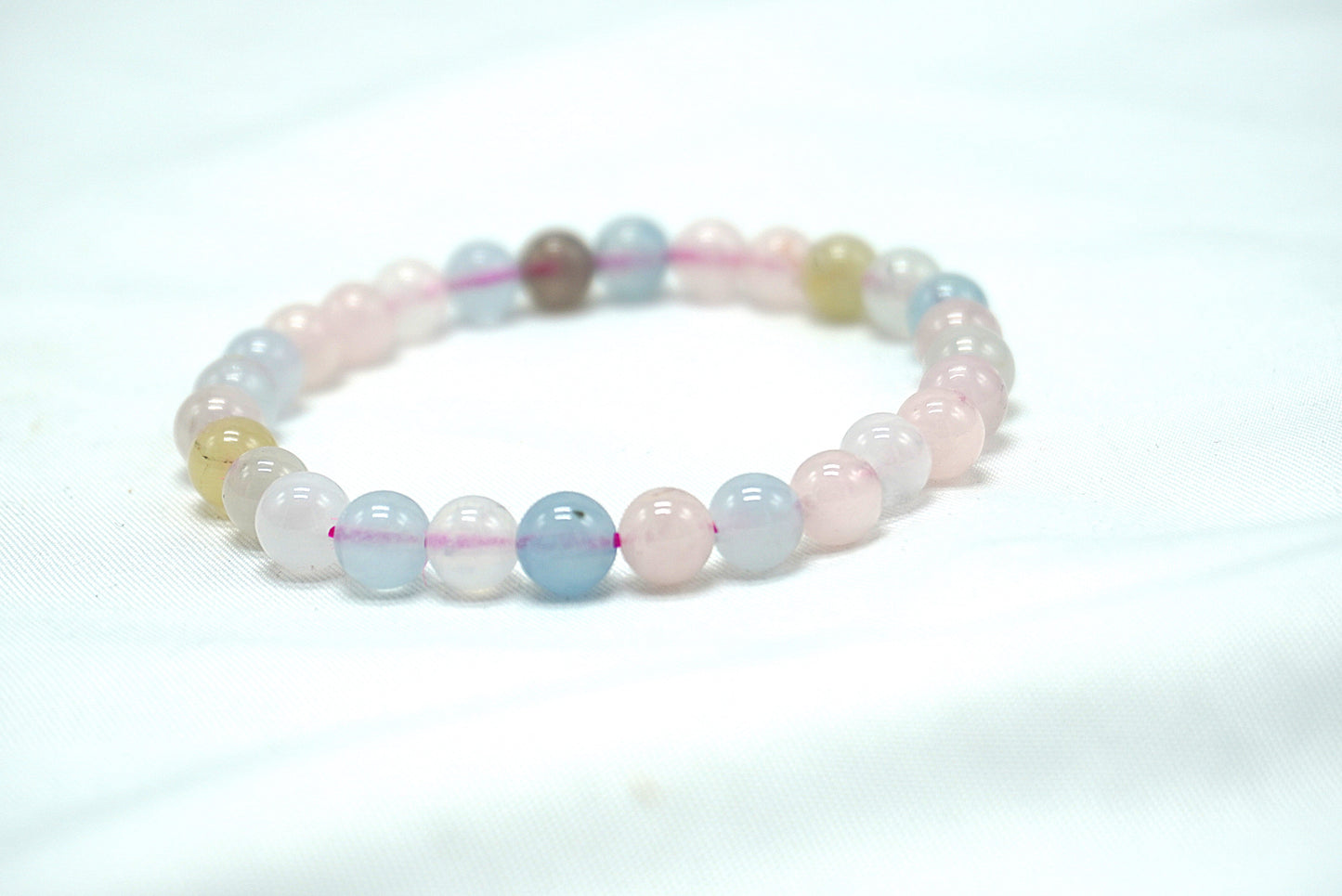 BRACELET BERYL NATUREL 6MM