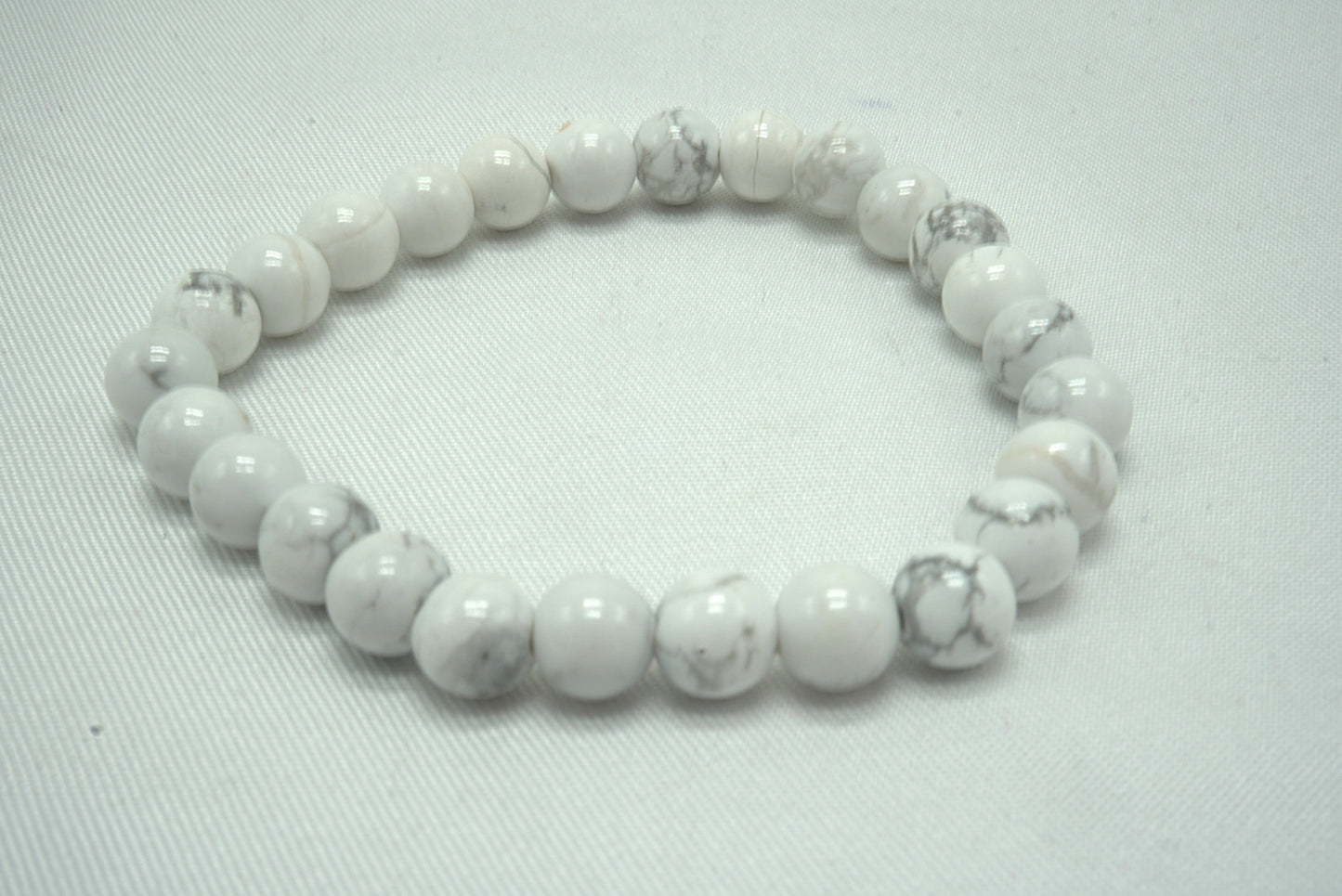 BRACELET HOWLITE 6MM (Taille enfant)