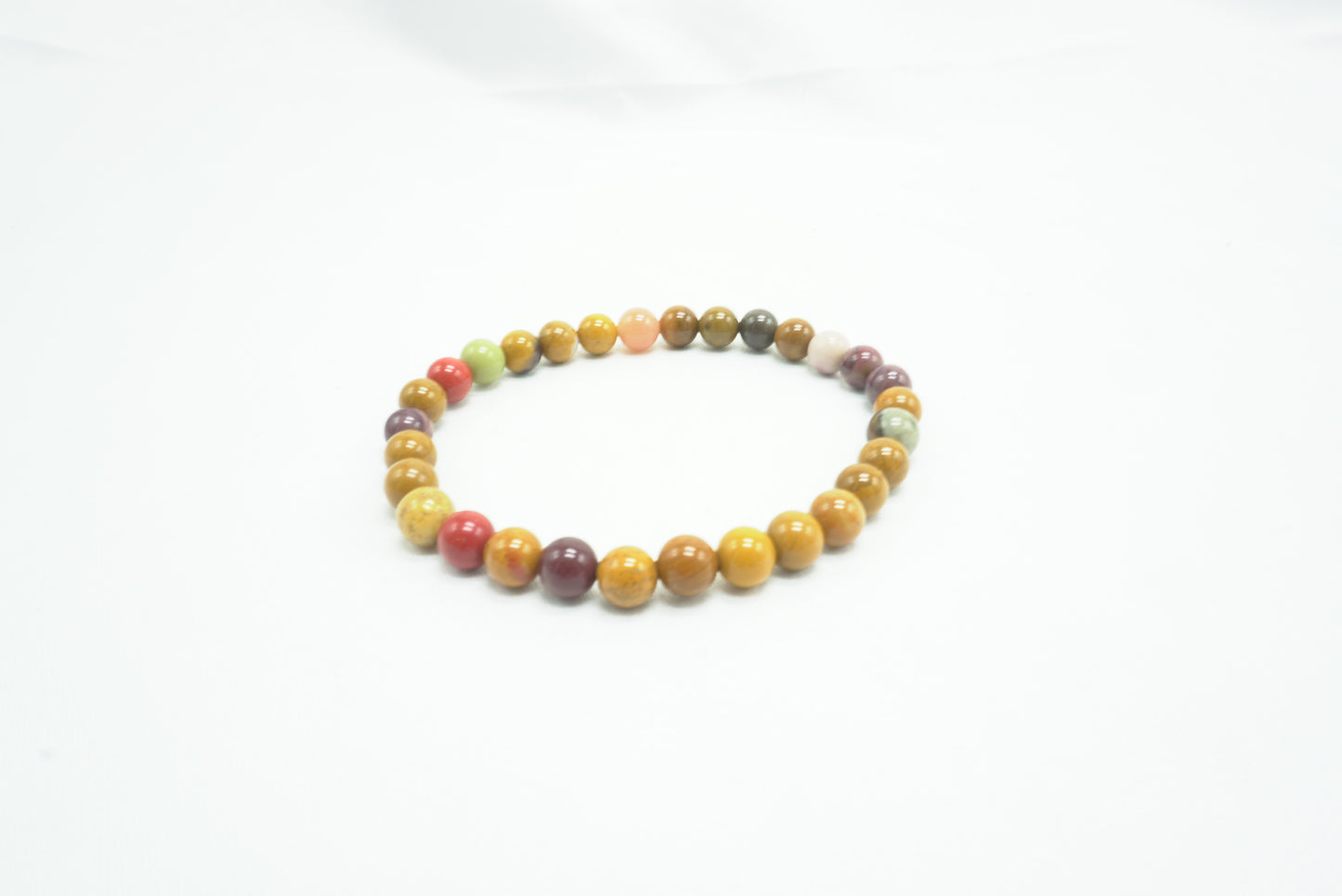 BRACELET JASPE MOKAITE 6MM