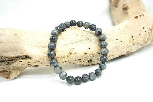 BRACELET LARVIKITE 8MM (grande taille)