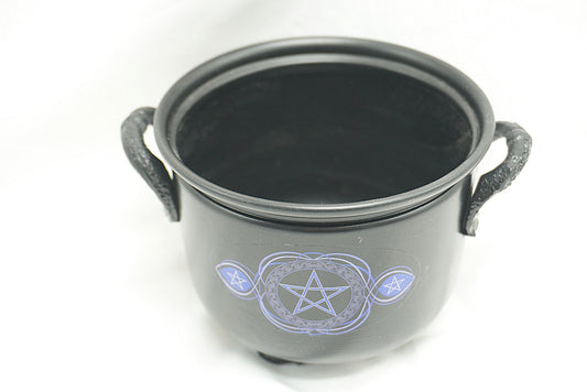 CHAUDRON AVEC PENTACLE BLEU