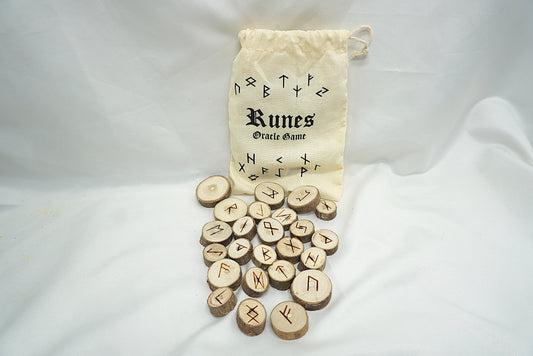 RUNES BOIS DE PEUPLIER
