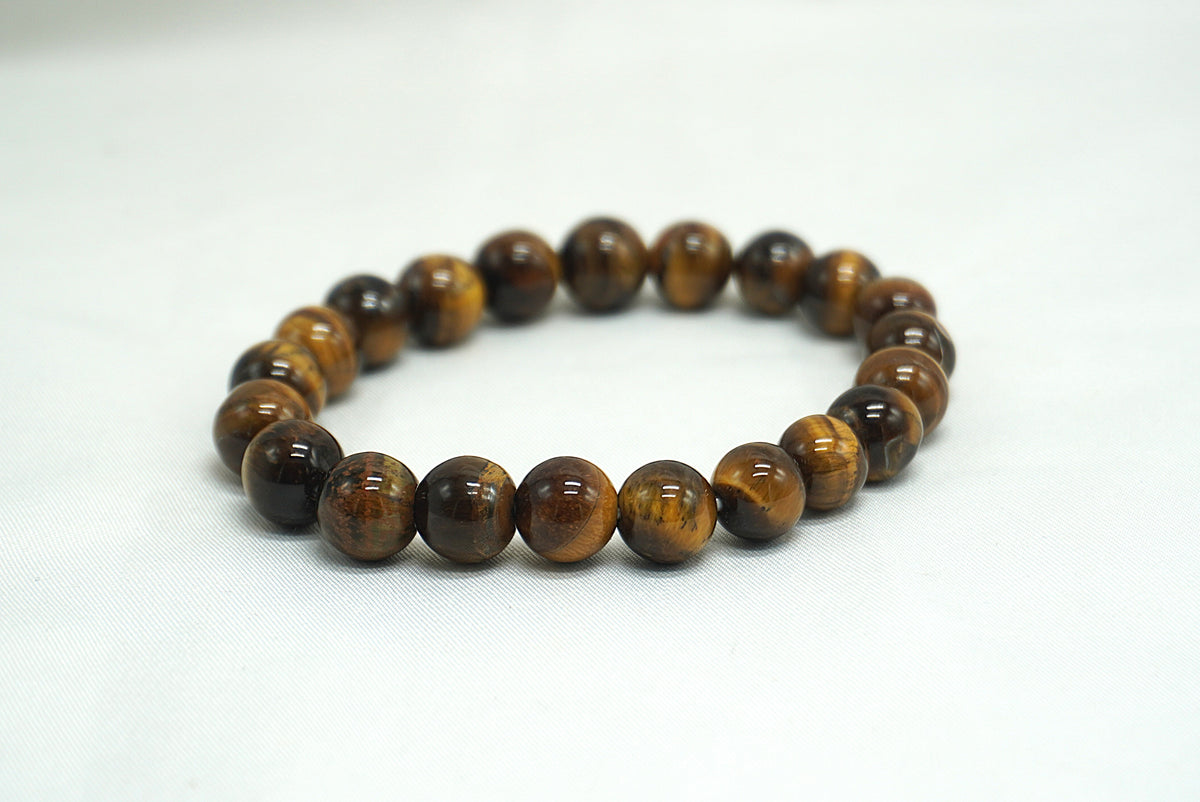 BRACELET OEIL DE TIGRE 10MM