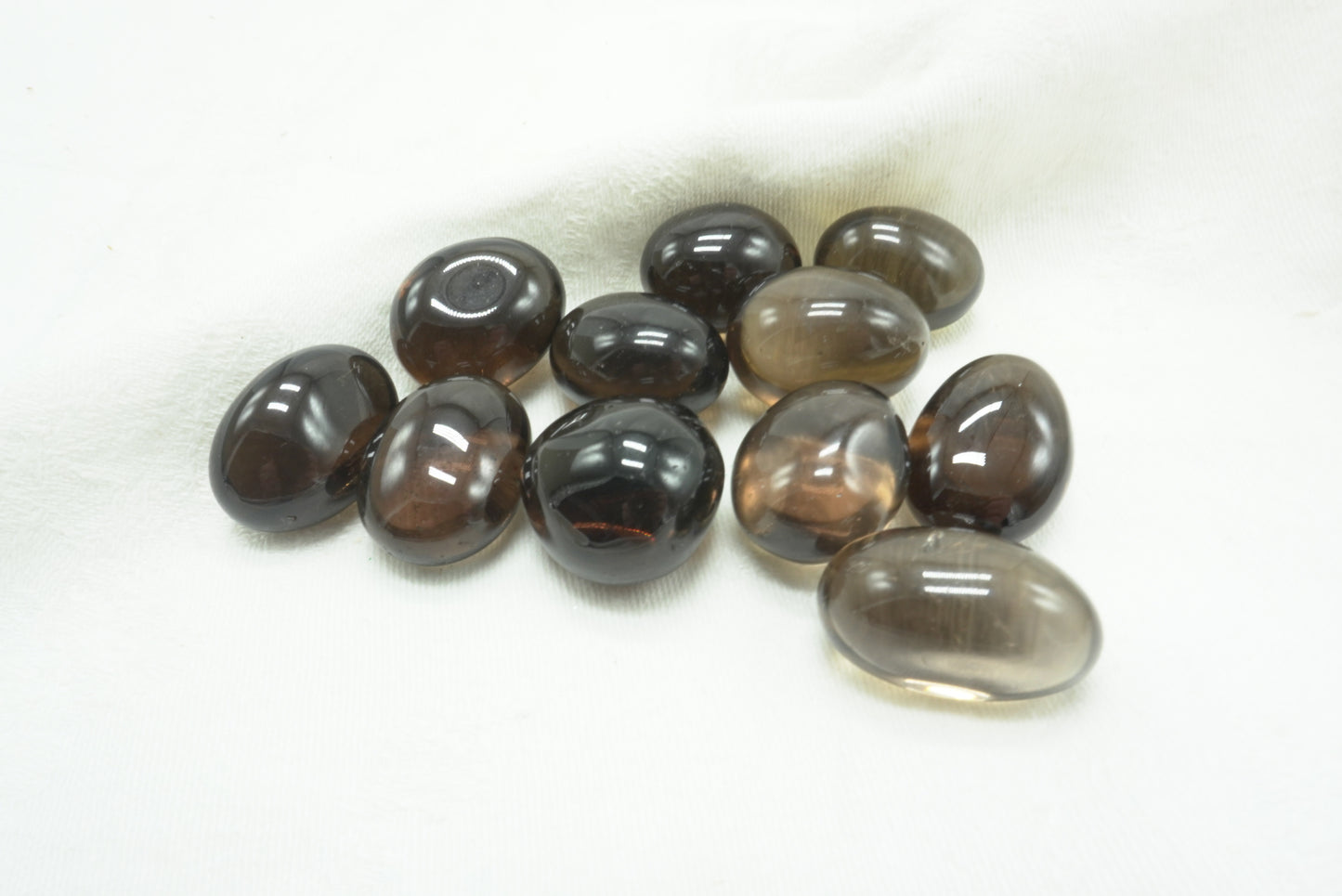 PIERRE ROULEE QUARTZ FUME RONDE