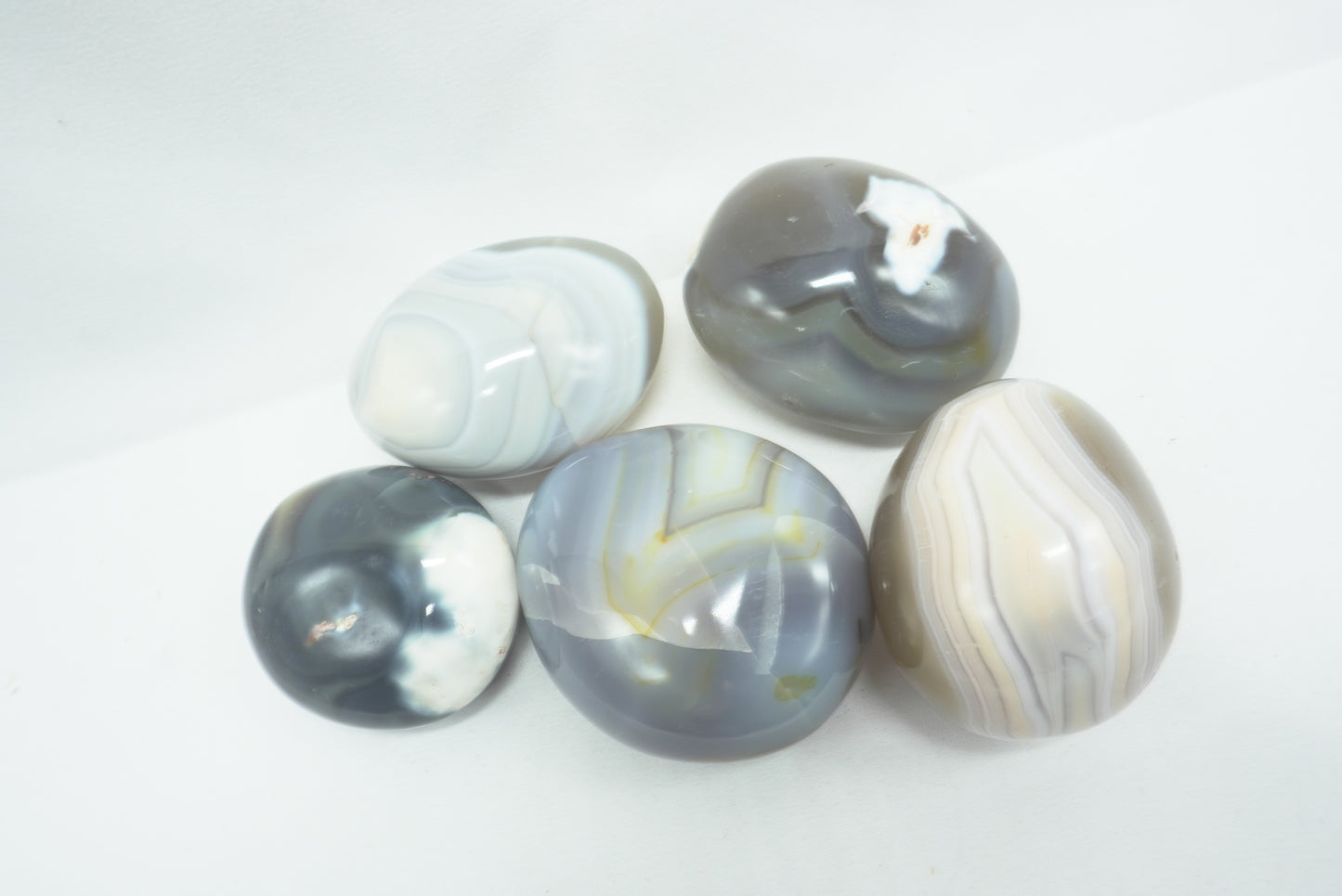 GALET AGATE ORQUE (AGATE GRISE) XL
