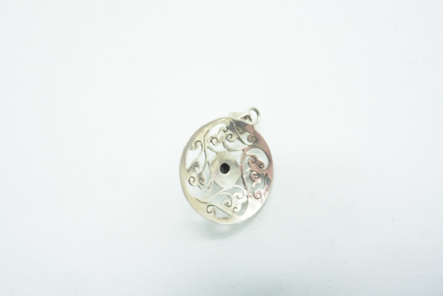 PENDENTIF ARTISANAL ONYX ARGENT
