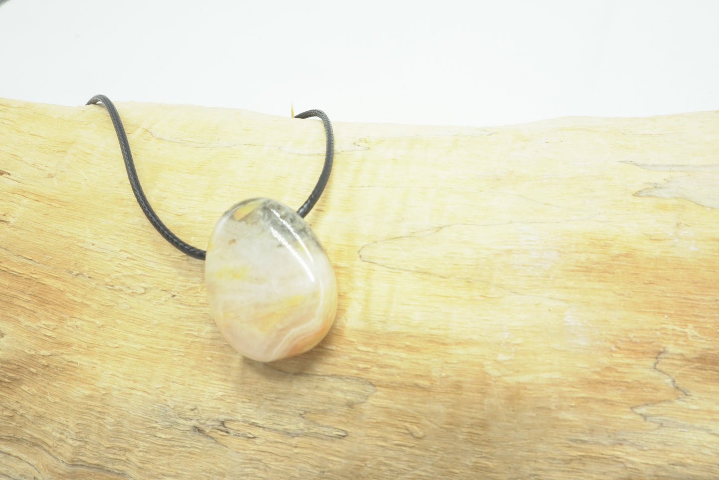 PENDENTIF PIERRE PERCEE AGATE CRAZY LACE