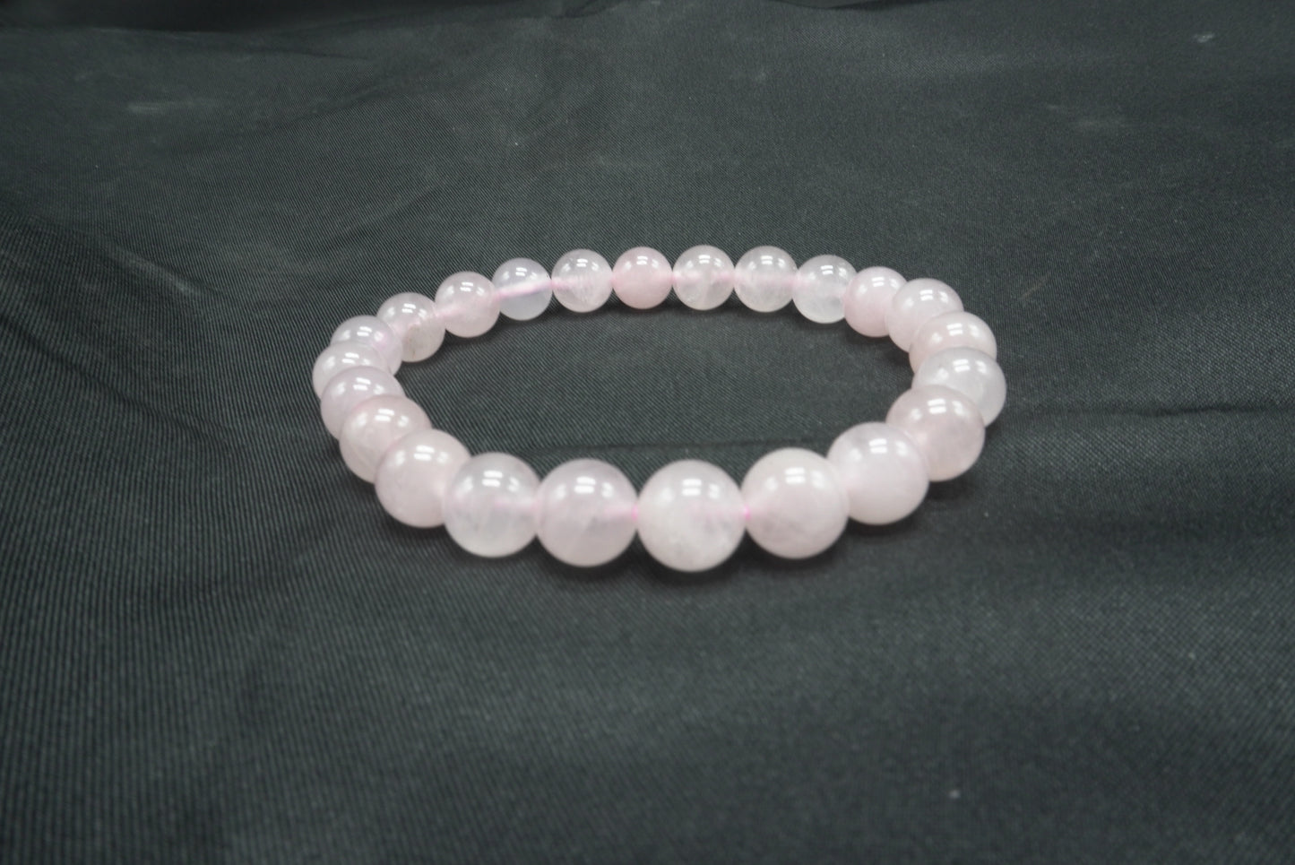 BRACELET QUARTZ ROSE 8MM