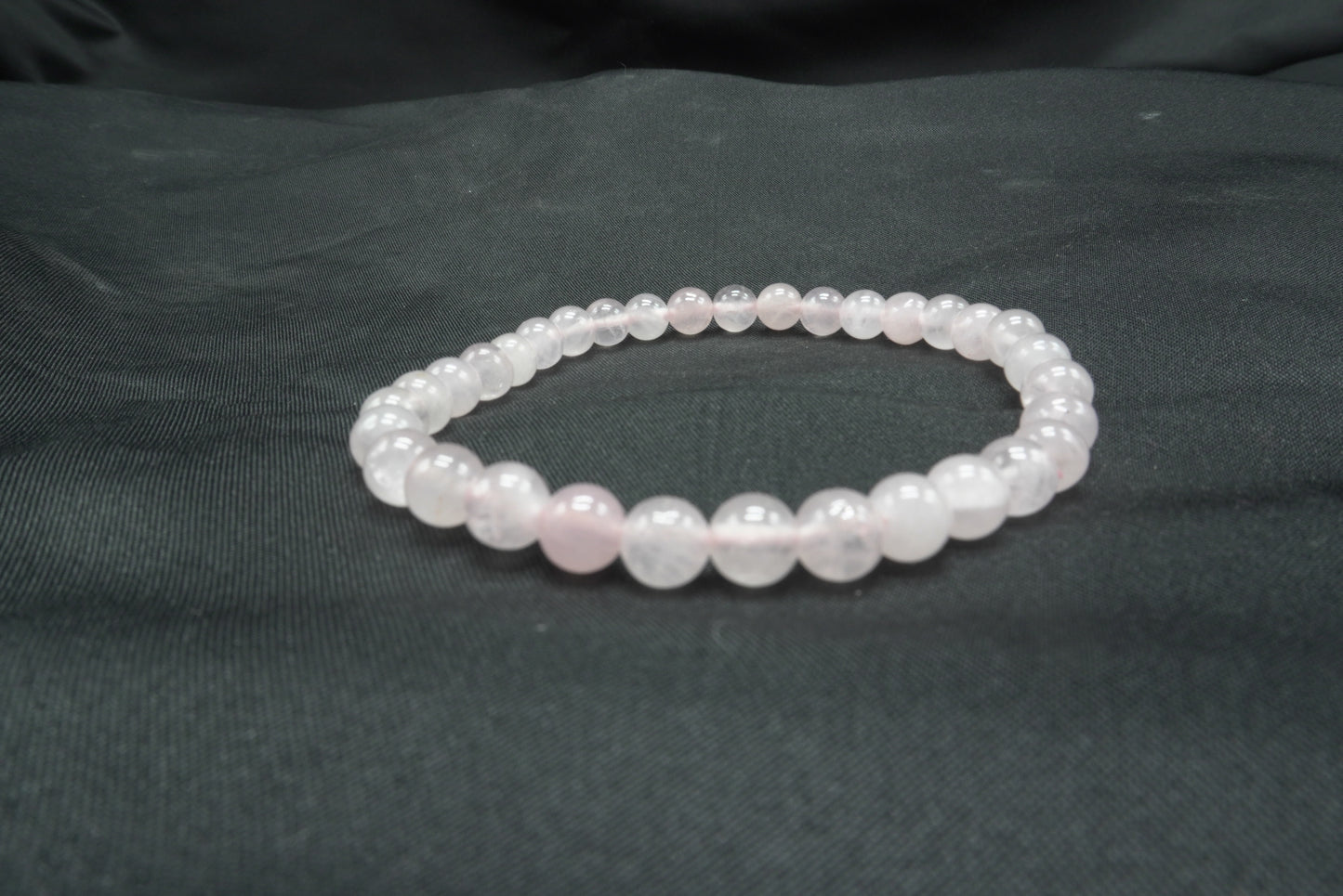 BRACELET QUARTZ ROSE 6MM