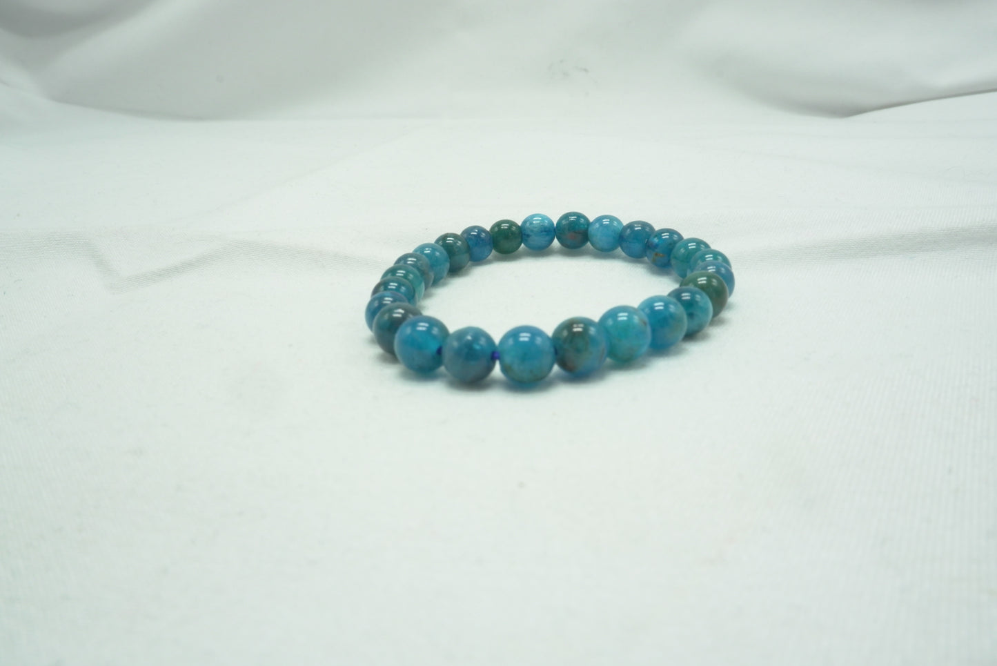 BRACELET APATITE BLEUE (Taille enfant) 6MM