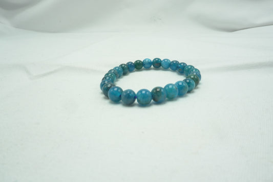 BRACELET APATITE BLEUE (Taille enfant) 6MM