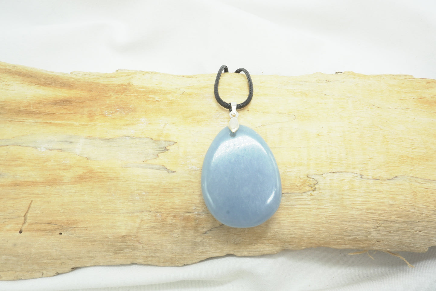 PENDENTIF PIERRE PLATE ANGELITE