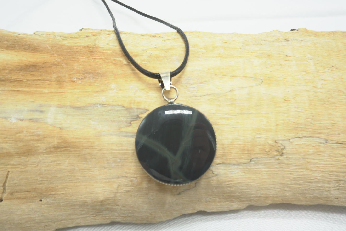 PENDENTIF OBSIDIENNE SPIDER (ref 2)