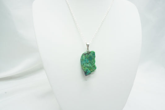 PENDENTIF CHRYSOCOLLE BRUTE