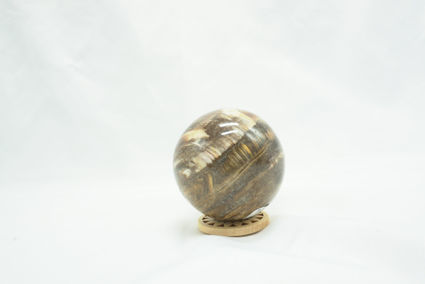SPHERE BOIS FOSSILISÉ (224 grammes)