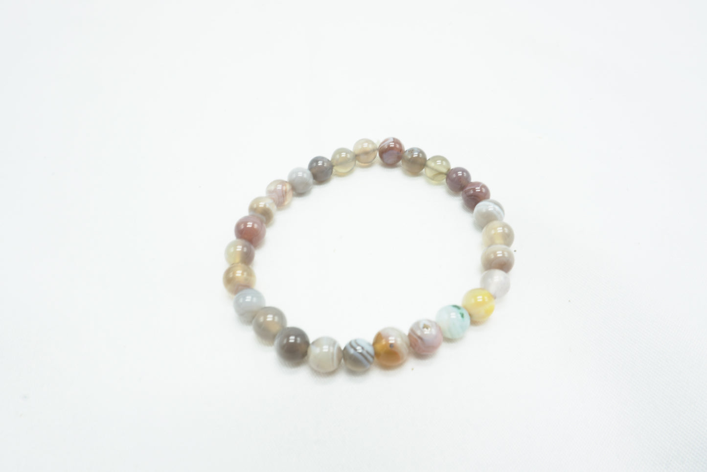BRACELET AGATE BOTSWANA 6MM