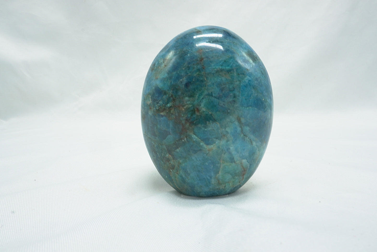 APATITE BLEUE BLOC A POSER (186 grammes)