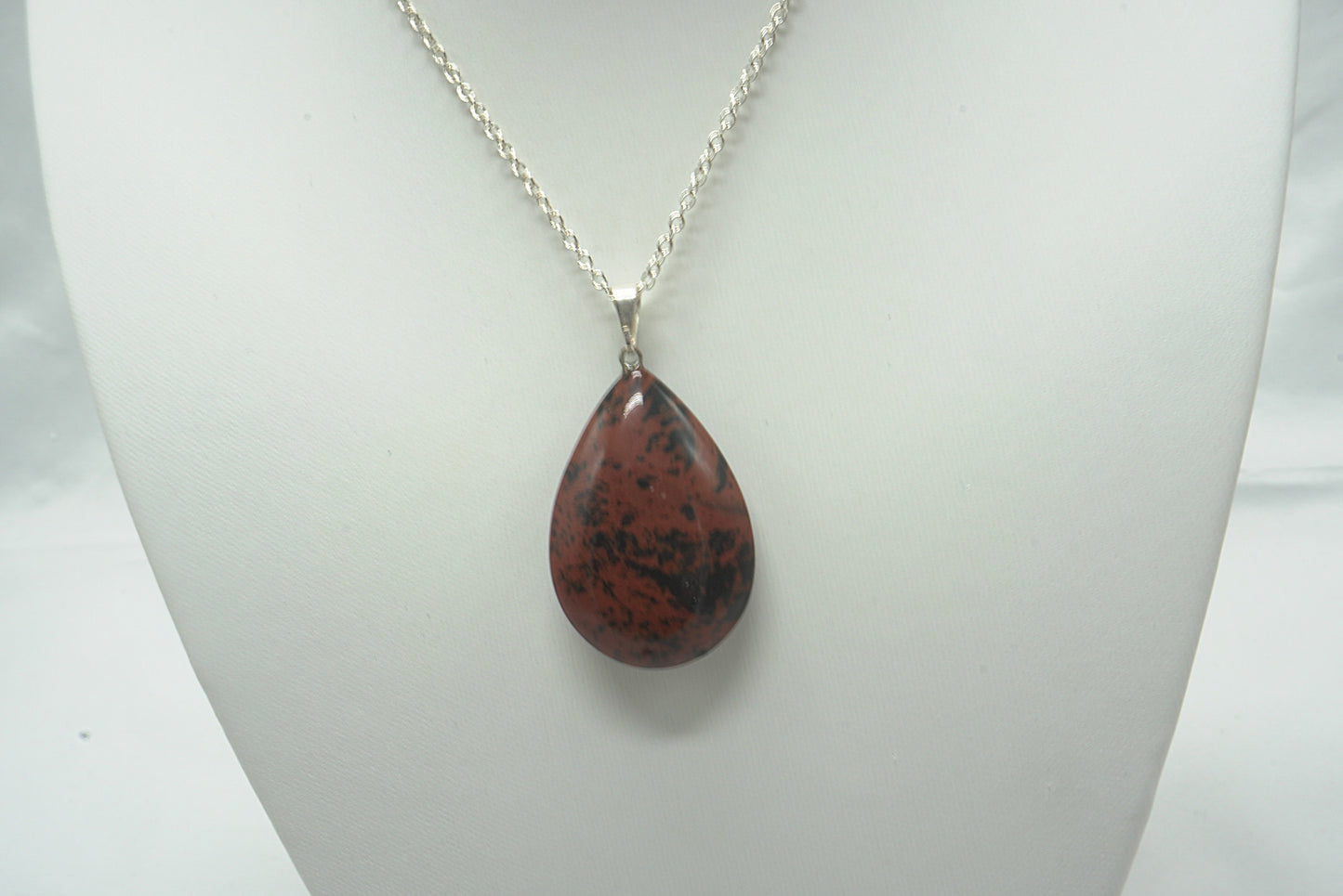 PENDENTIF OBSIDIENNE ACAJOU