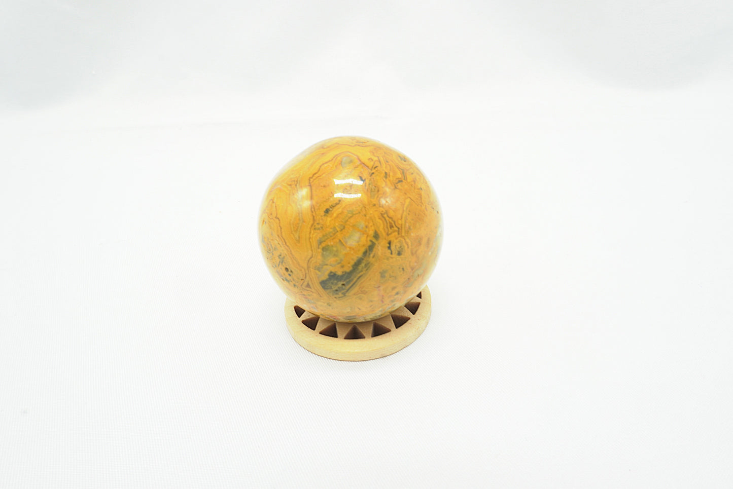 SPHERE AGATE CRAZY LACE 40MM