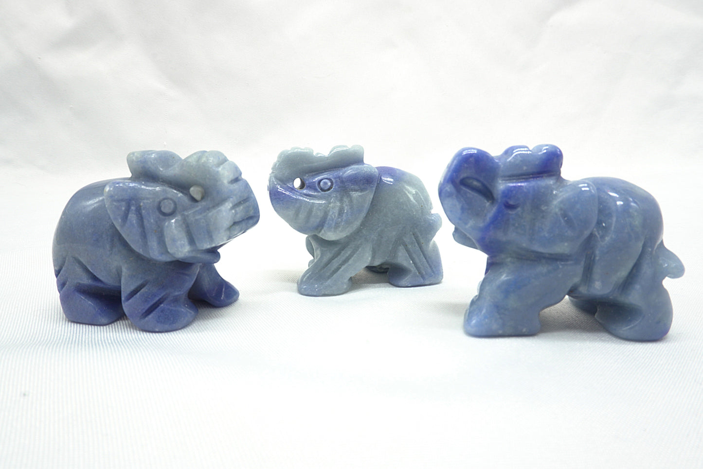 ELEPHANT AVENTURINE BLEUE (40 MM)