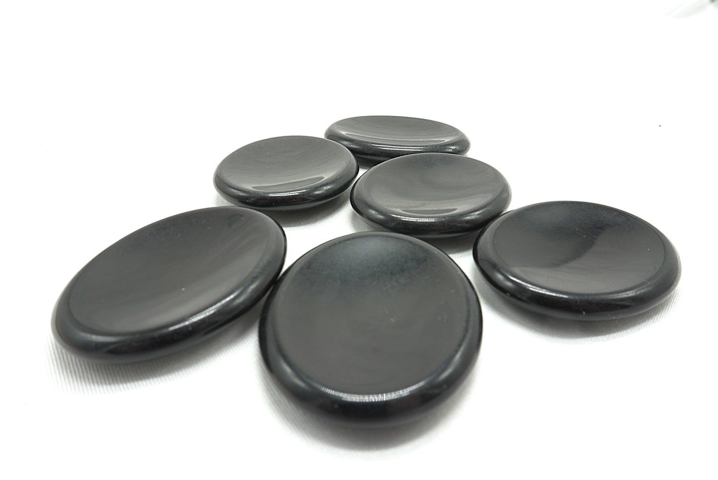 PIERRE POUCE OBSIDIENNE NOIRE