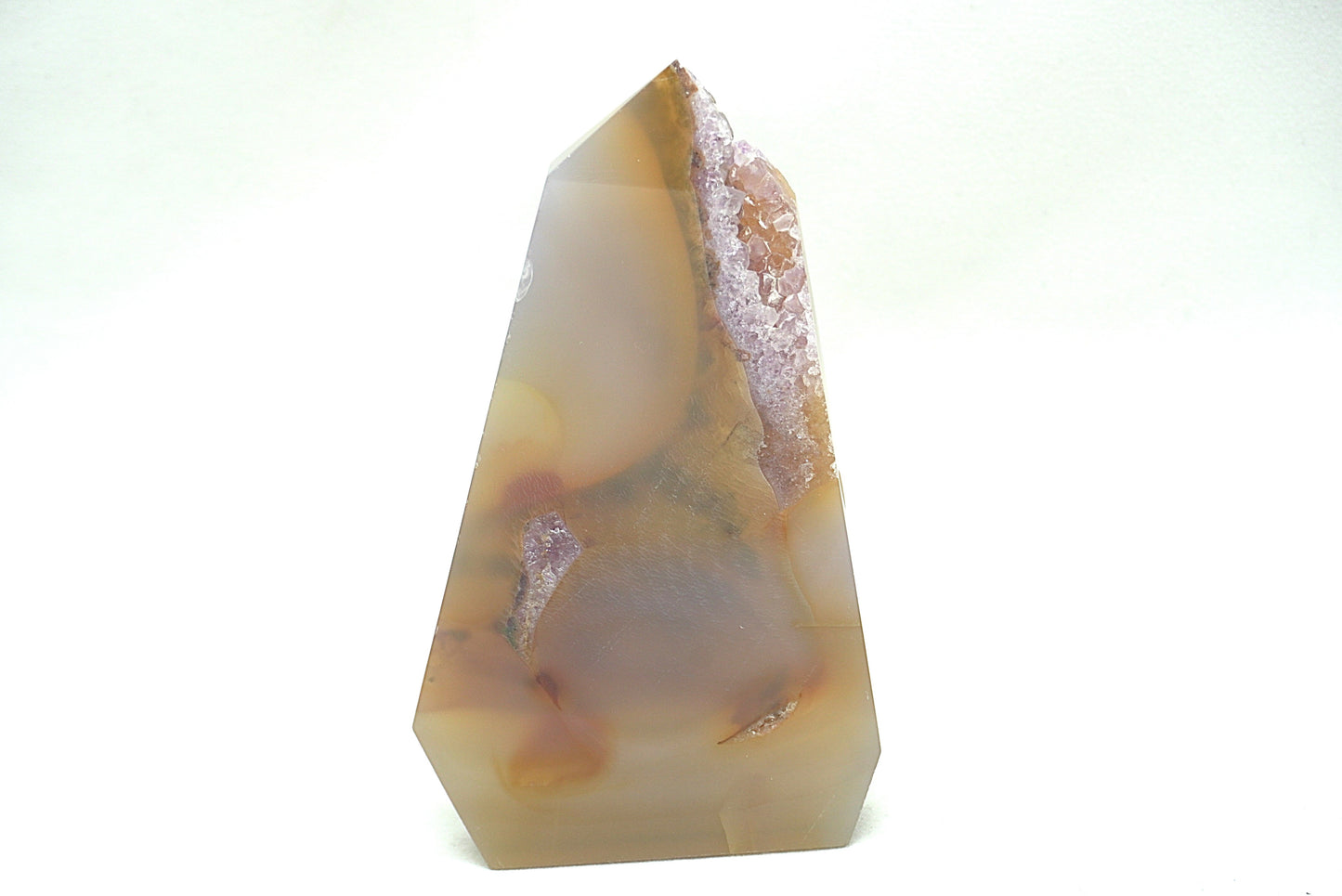 POINTE POLIE AMETHYSTE CRISTALLISEE (143 gramme)