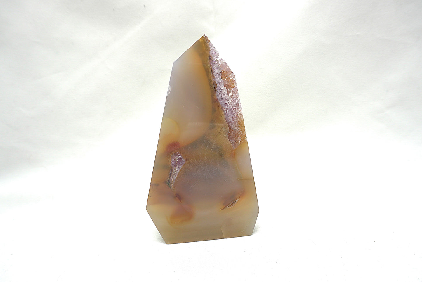 POINTE POLIE AMETHYSTE CRISTALLISEE (143 gramme)