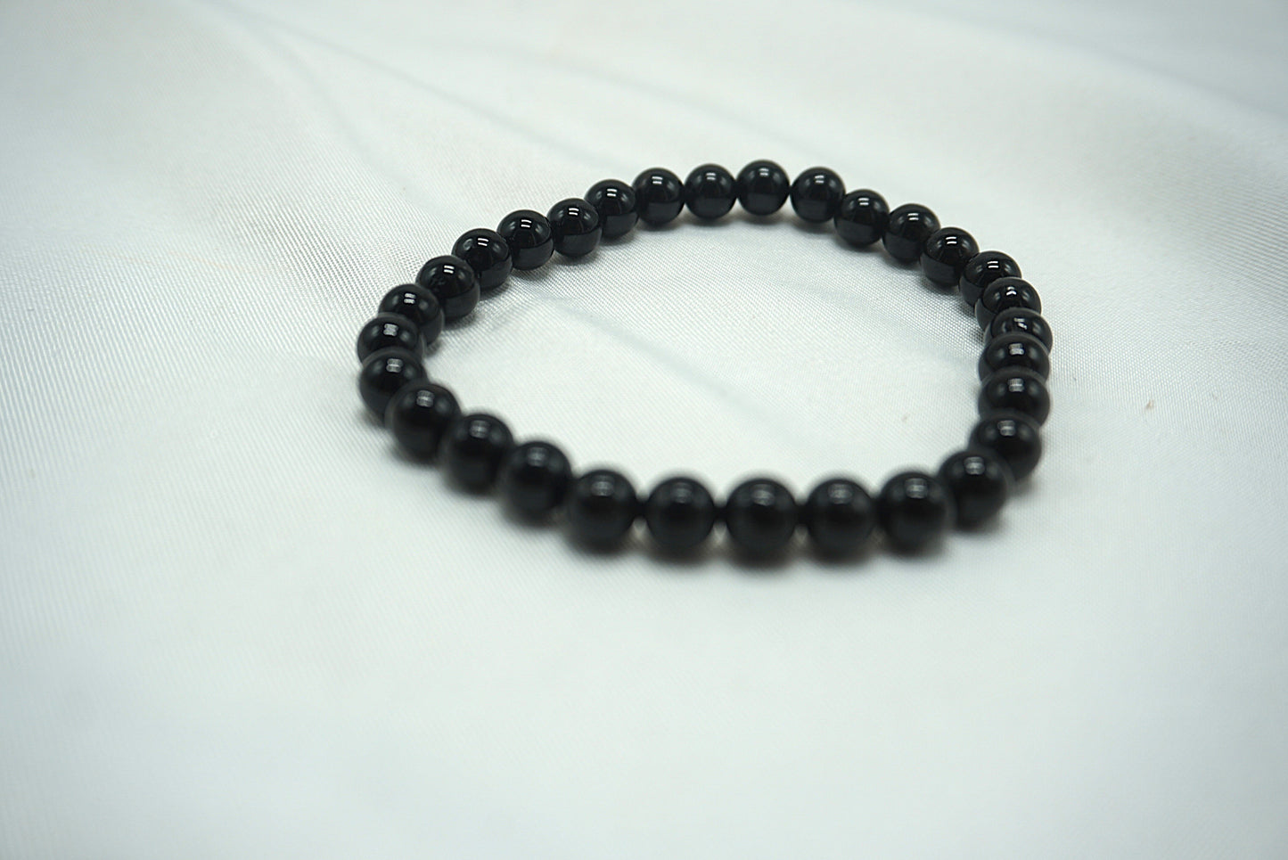 BRACELET TOURMALINE NOIRE 6MM