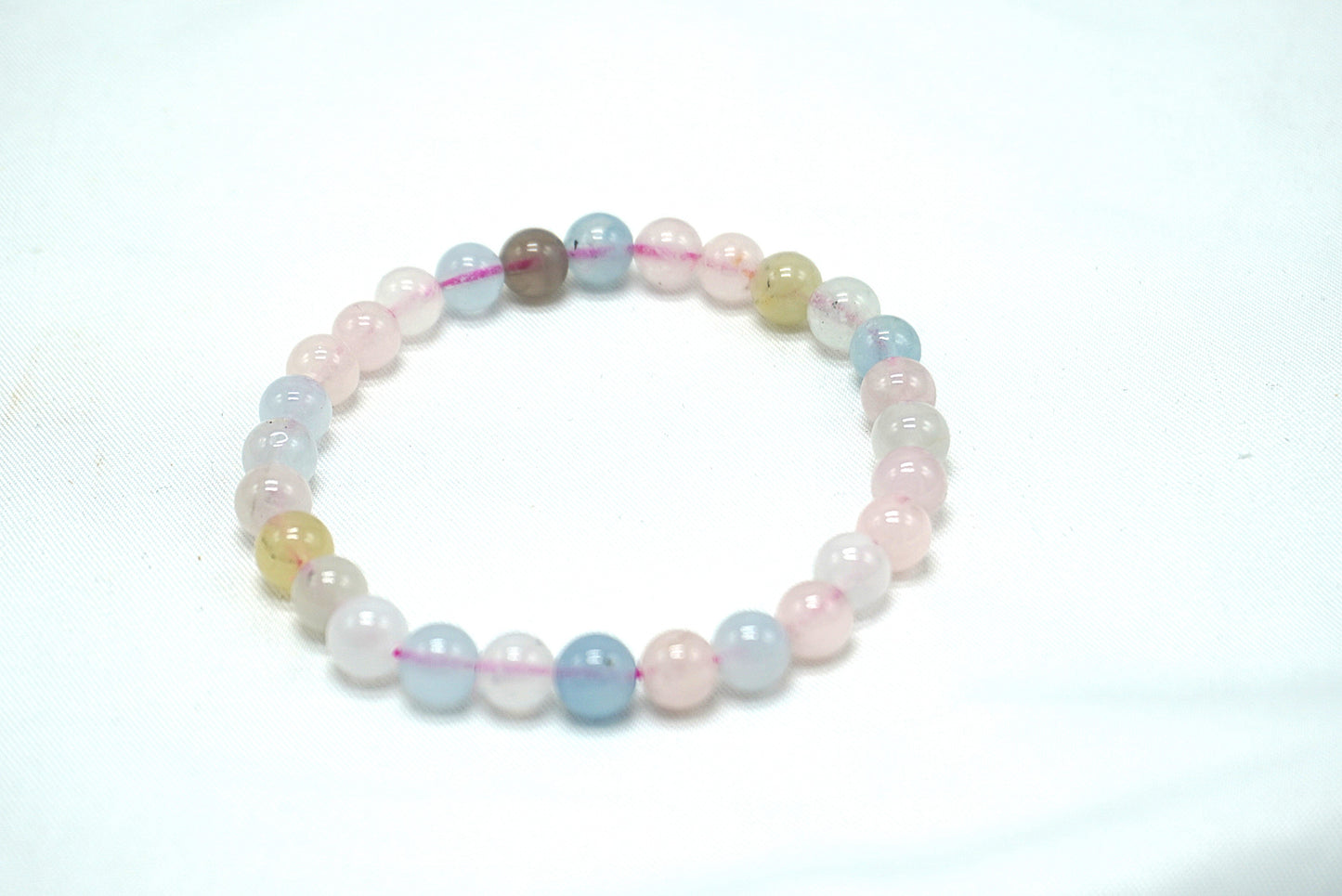 BRACELET BERYL NATUREL 6MM