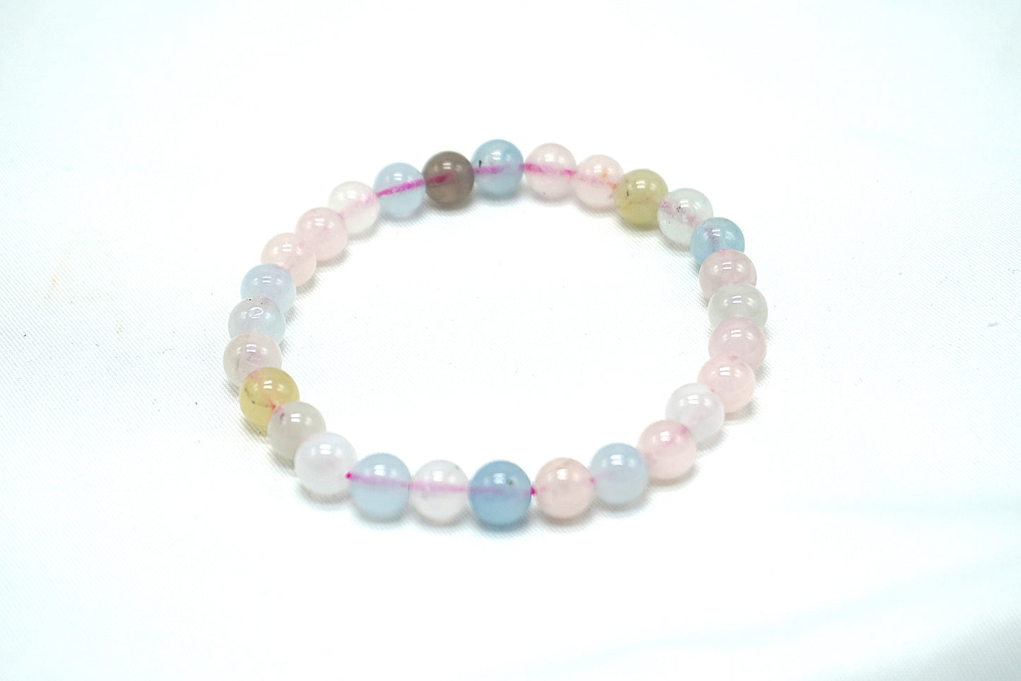 BRACELET BERYL NATUREL 6MM