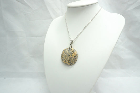 PENDENTIF JASPE LEOPARD (ref 2)