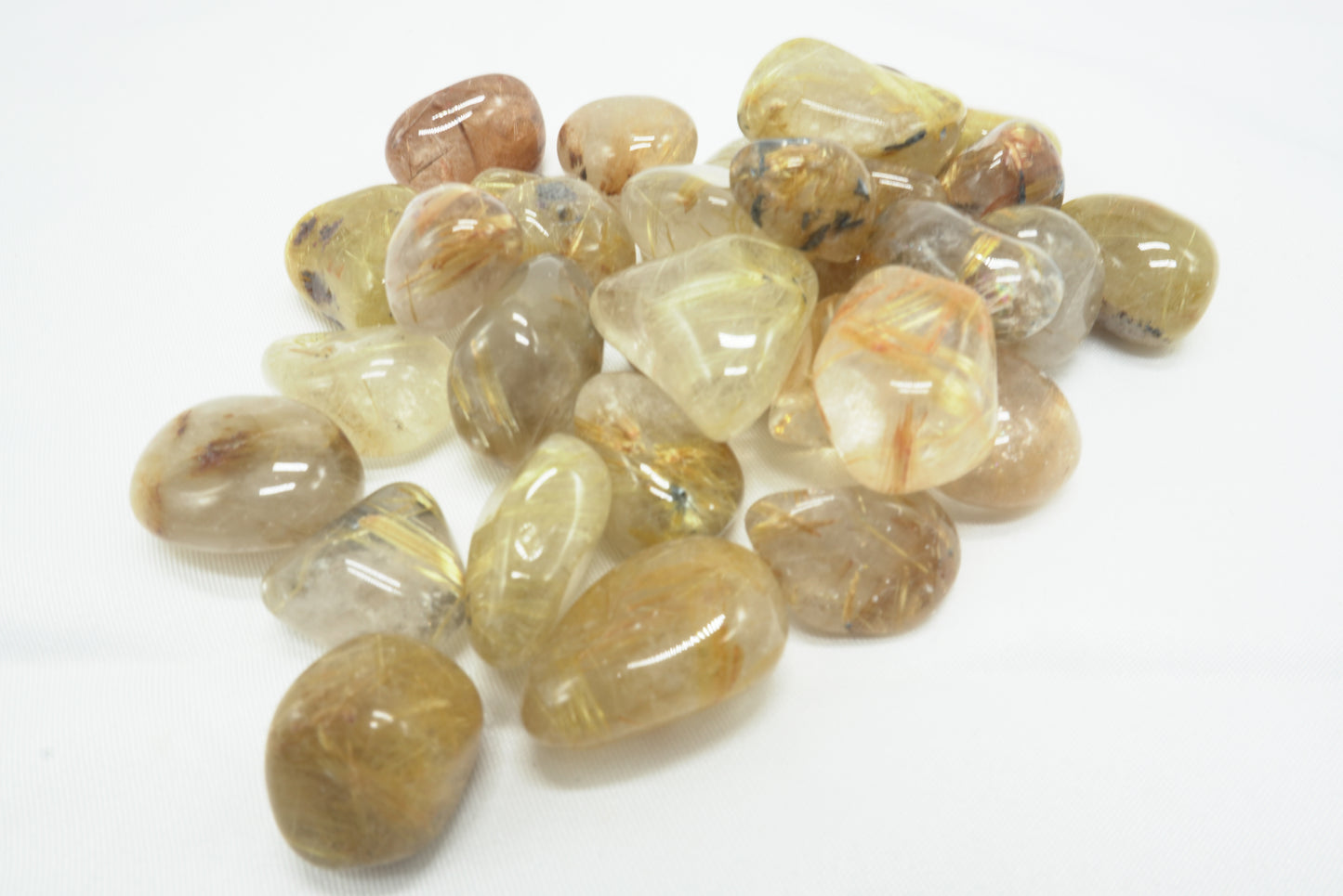 PIERRE ROULEE QUARTZ RUTILE AA