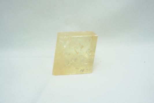 BLOC CALCITE OPTIQUE JAUNE (164 grammes)