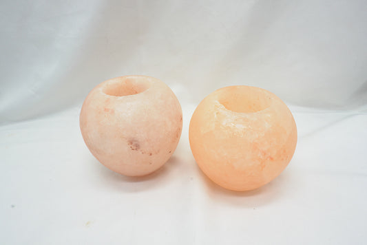 BOUGEOIR SEL HIMALAYA ROND POLI