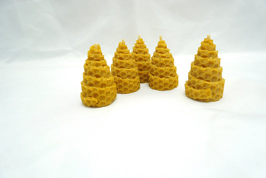 BOUGIE CIRE D'ABEILLE SAPIN 5CM