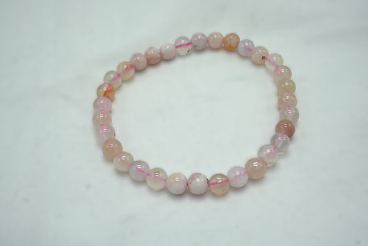 BRACELET AGATE FLEUR 6MM