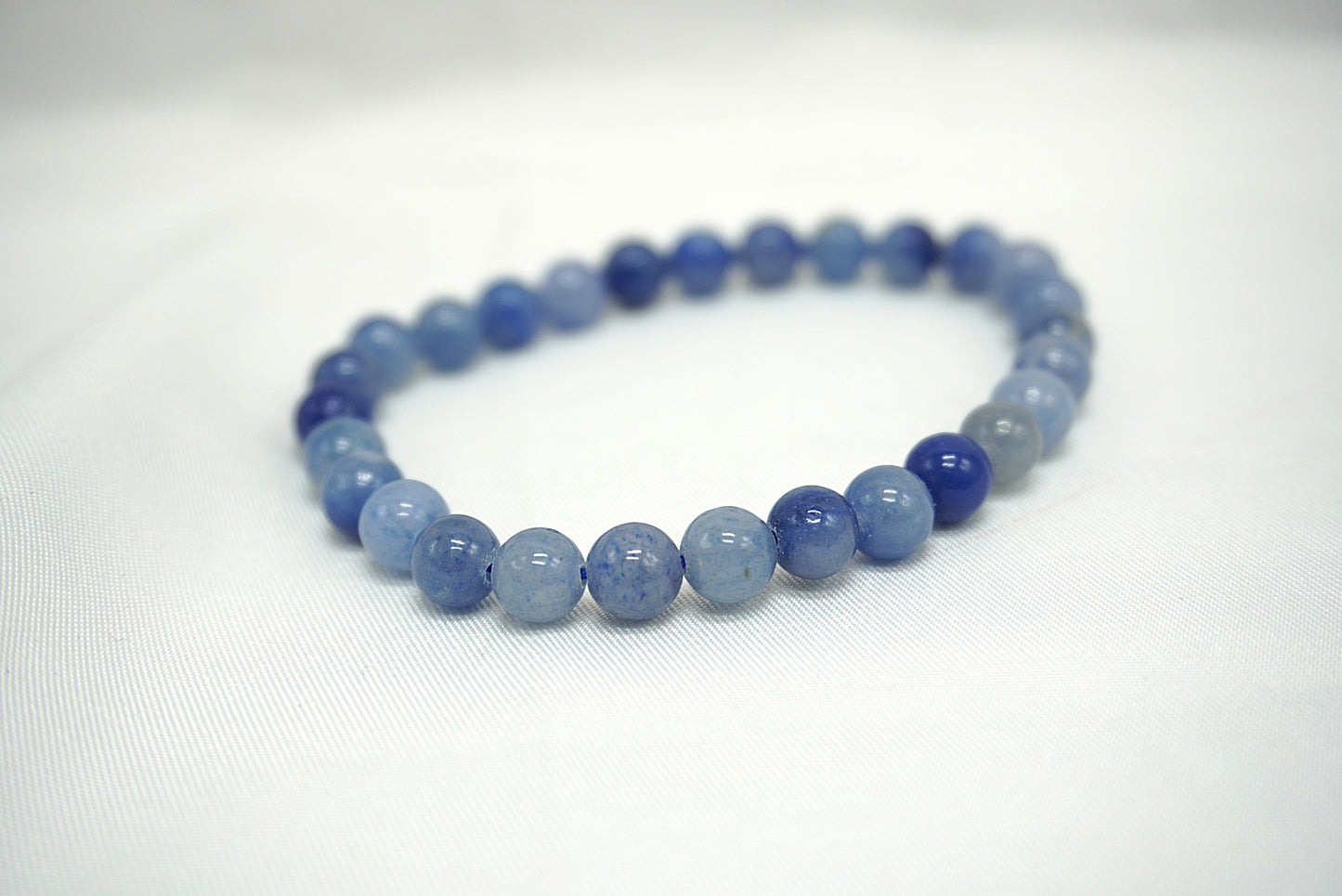 BRACELET AVENTURINE BLEUE 6MM