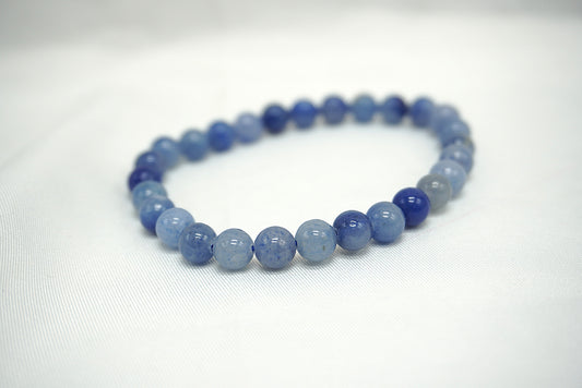 BRACELET AVENTURINE BLEUE 6MM