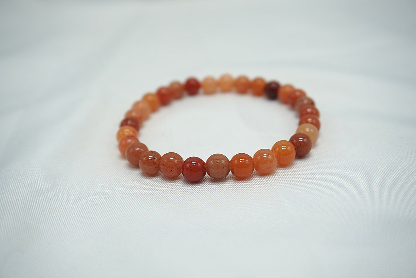 BRACELET AVENTURINE ORANGE 6MM