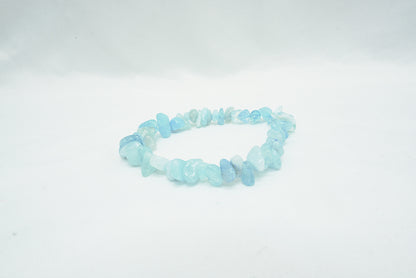 BRACELET BAROQUE AIGUE MARINE