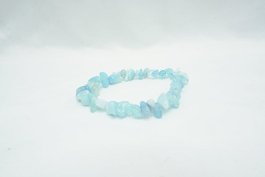 BRACELET BAROQUE AIGUE MARINE