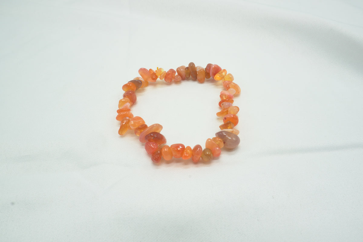 Bracelet Baroque En Cornaline - Thème Arbre De Vie - Sans Fermoir - Neuf étiqueté