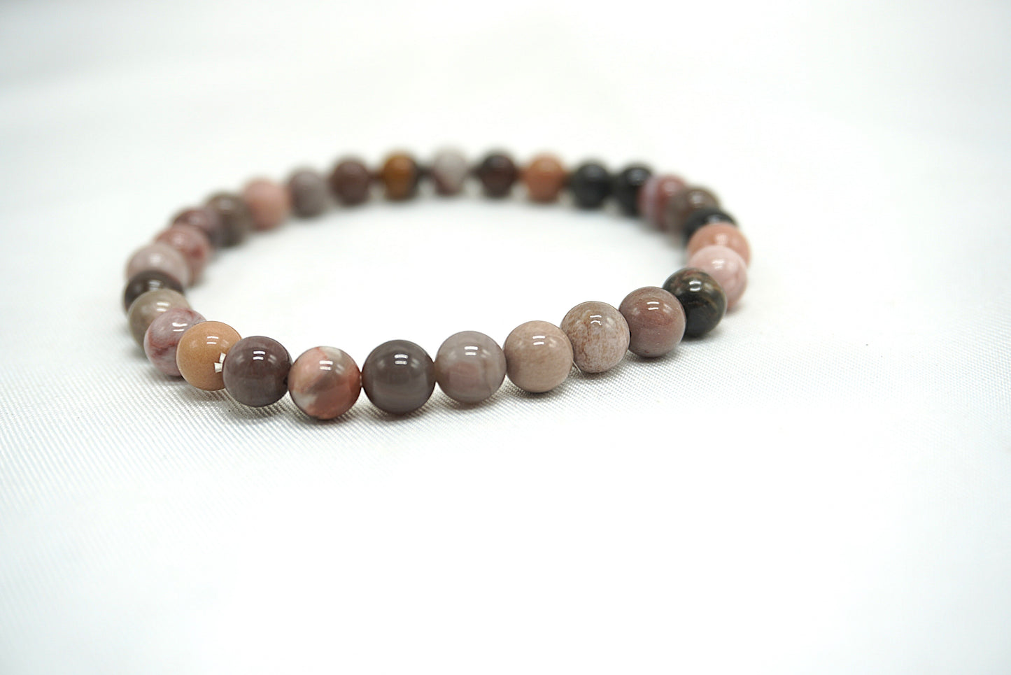 BRACELET BOIS FOSSILE 6MM