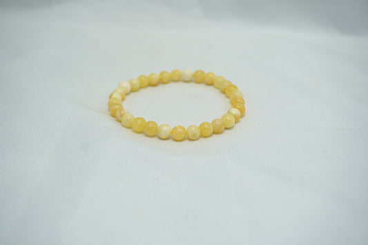 BRACELET CALCITE ORANGE 6MM