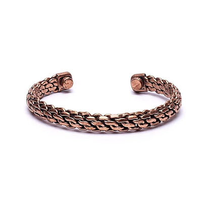 BRACELET CUIVRE TRESSÉ MAGNETIQUE