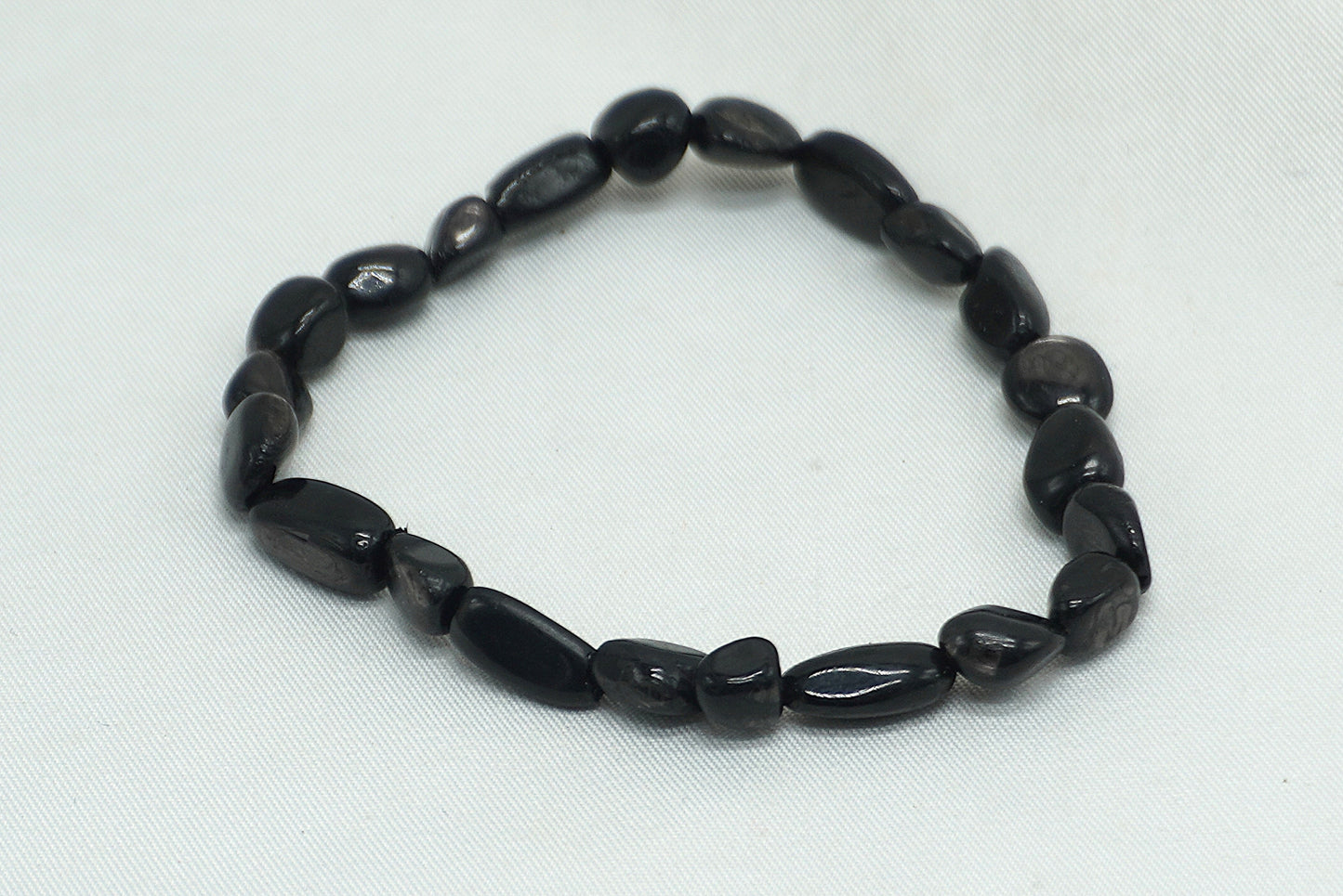 BRACELET GRAINS HYPERSTHENE