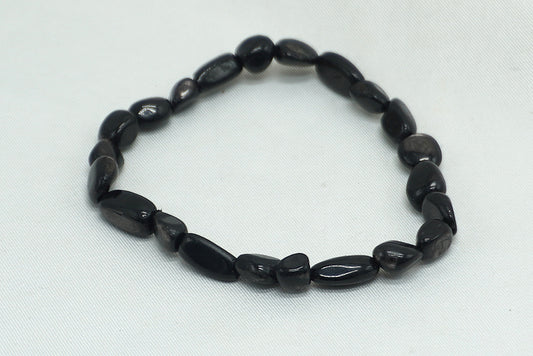 BRACELET GRAINS HYPERSTHENE