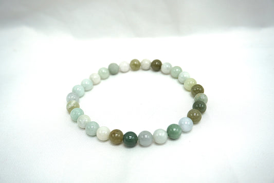 BRACELET JADE DE BIRMANIE 6MM