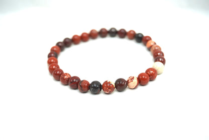 BRACELET JASPE BRESCHIA 6MM